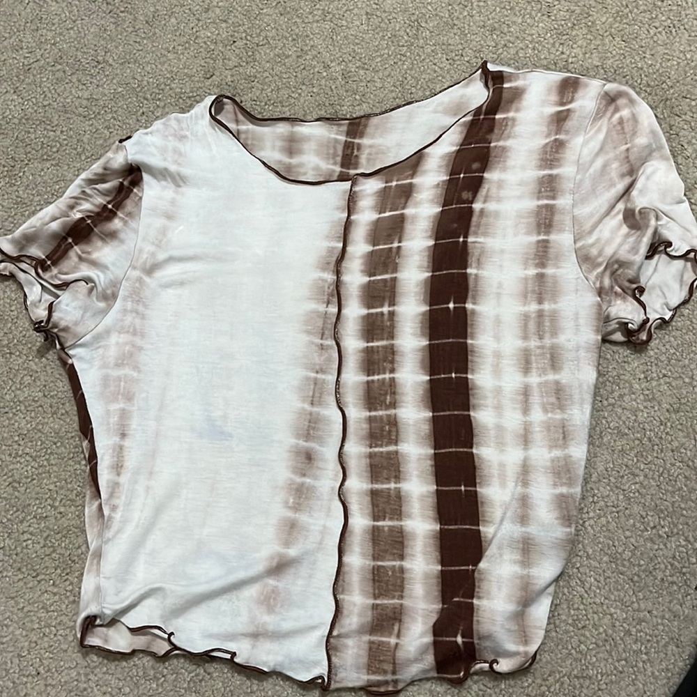 SHEIN patterned crop top